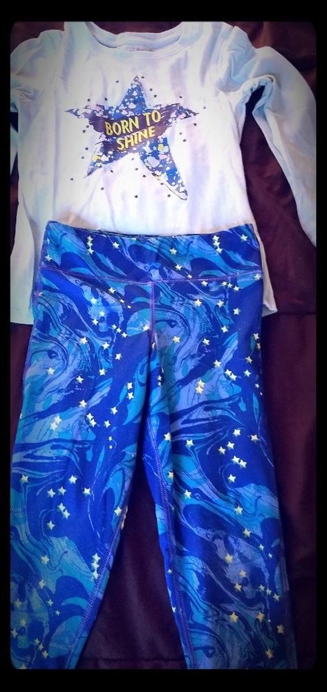 Stretchy active celestial outfit